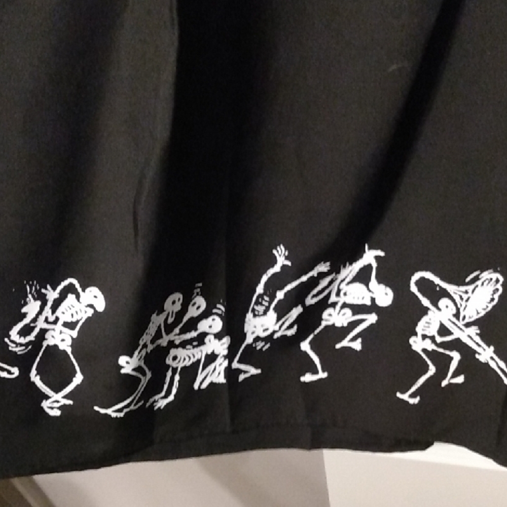 Black Skeleton Collar Dress - Picture 4 of 6